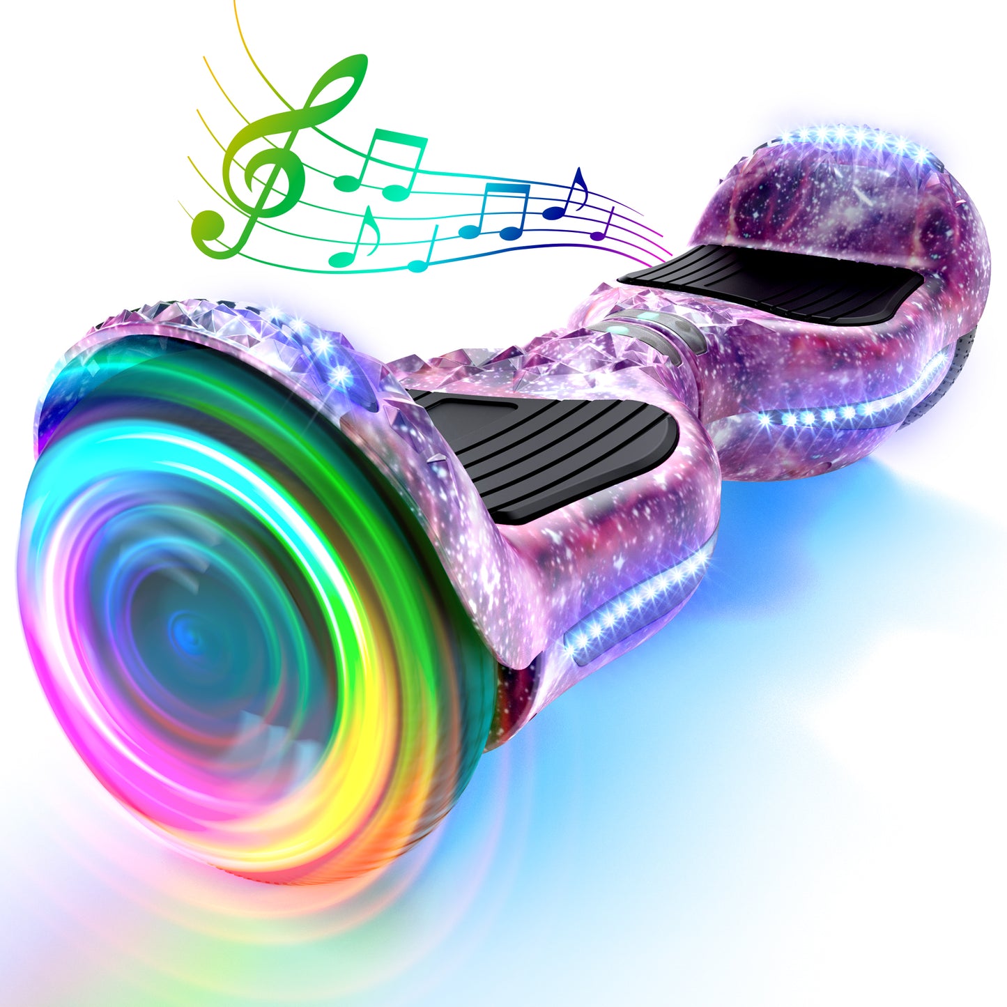 Mosta Electric Hoverboard with New Version Bluetooth Hover Board, Chrome and Design Color Self-Balance Electric Scooter