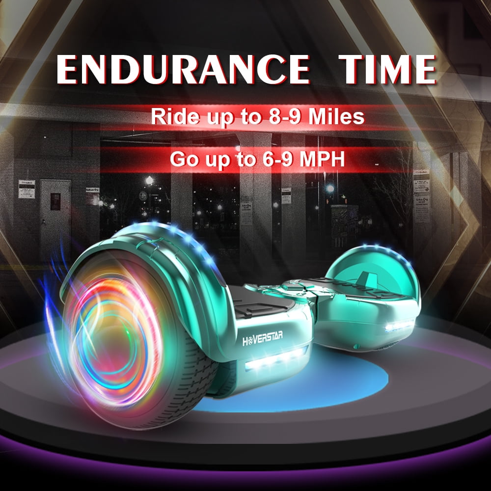 Mosta Hover Electric Scooter Board for Kids & Adults, 9 mph & 9 Miles All Terrain Self-Balance Scooter with Bluetooth and Led Lights,6.5 inch,165 lbs capacity,LED Light,Perfect Gift