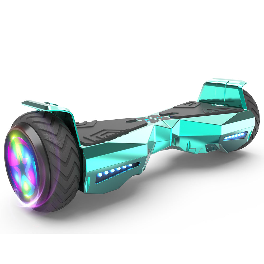 MOSTA All Terrain Self-Balance Scoote ,Electric Scooter Board for Kids & Adults with Bluetooth and Led Lights,6.5 inch,165 lbs capacity Perfect Gift