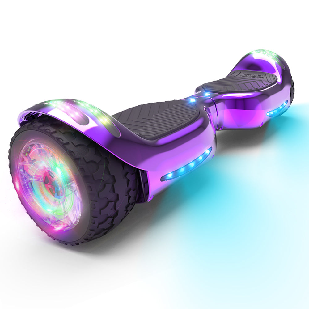MOSTA All Terrain Self-Balance Scoote ,Electric Scooter Board for Kids & Adults with Bluetooth and Led Lights,6.5 inch,165 lbs capacity Perfect Gift