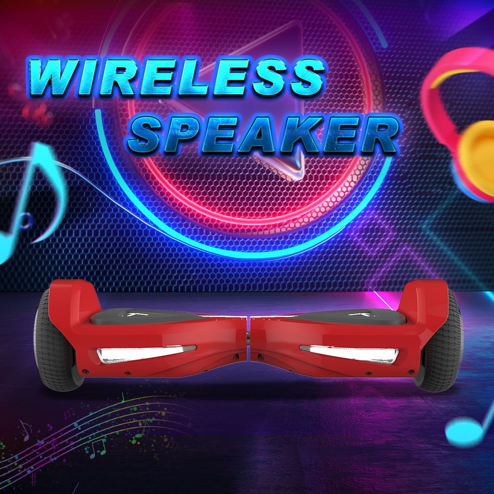 MOSTA All Terrain Self-Balance Scoote ,Electric Scooter Board for Kids & Adults with Bluetooth and Led Lights,6.5 inch, 9 Miles Max 165 lbs capacity Perfect Gift