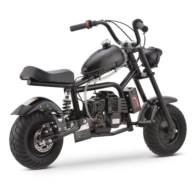 QEASET 49CC 2-Stroke Mini Bike,Gas Powered Dirt Bike,Off-Road Trail, with Big Headlight,Holiday Gifts