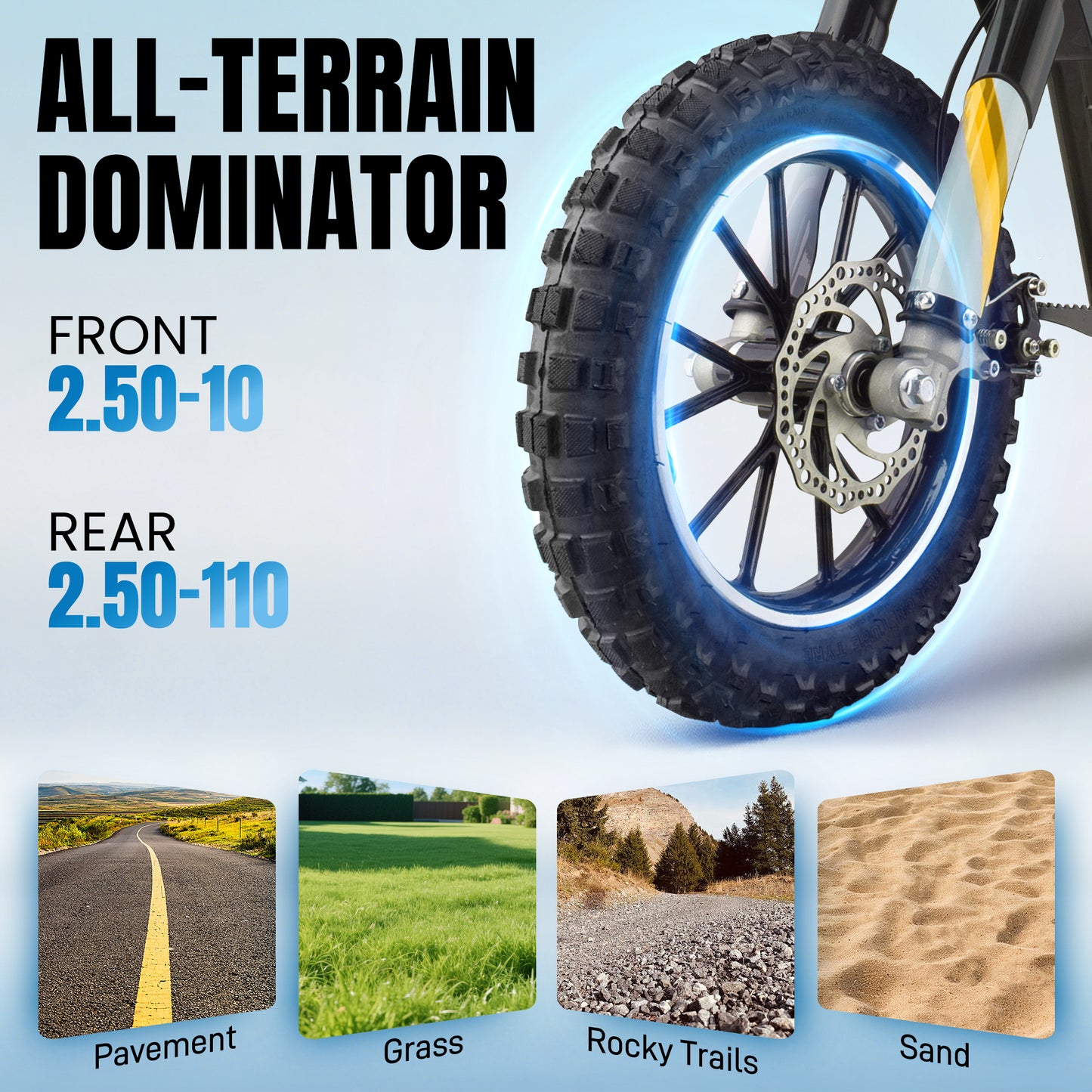 MOSTA Electric Dirt Bike for Teens Adults, 500W Electric-Motorcycle Mountain Off-Road EBike