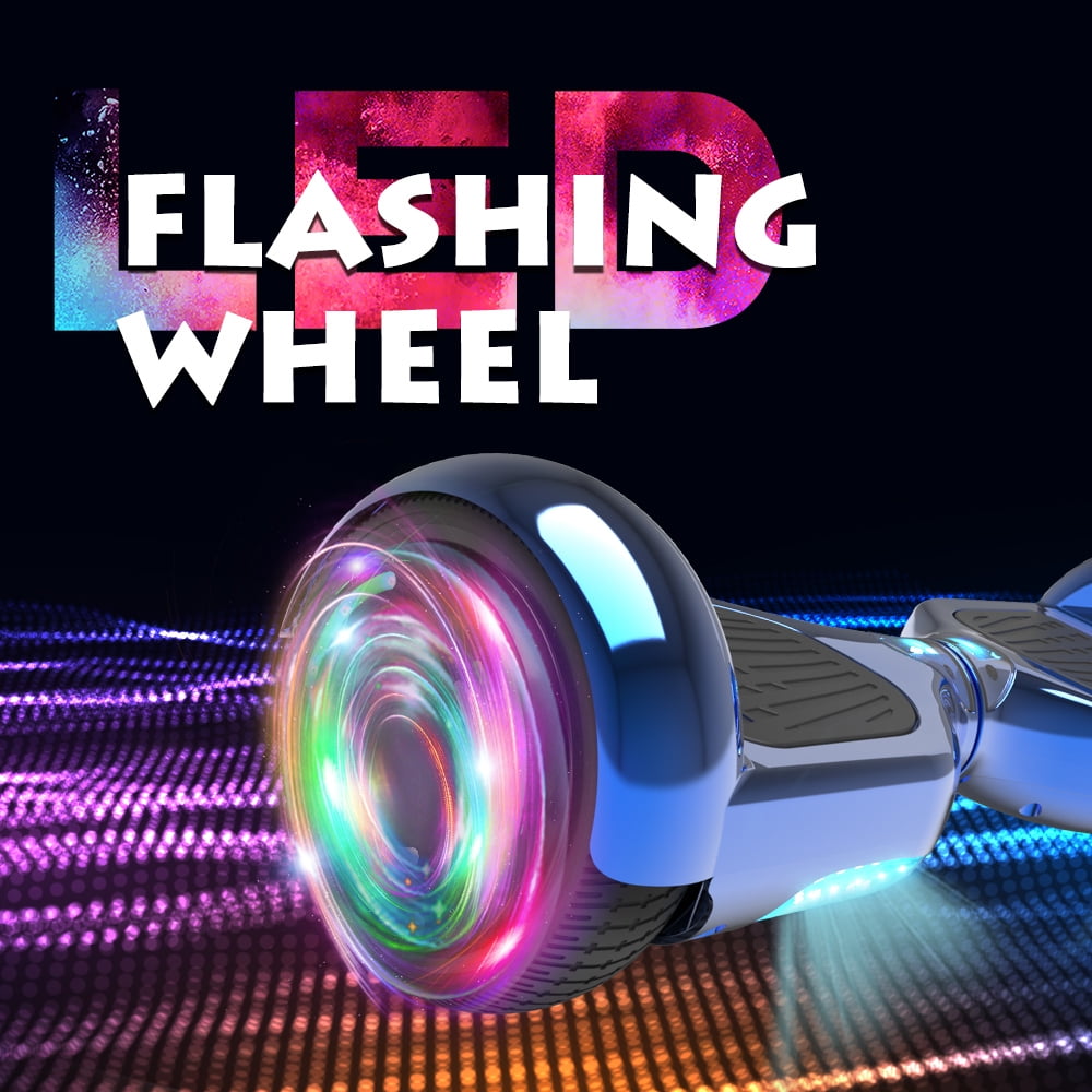 MOSTA All Terrain Self-Balance Scoote ,Electric Scooter Board for Kids & Adults with Bluetooth and Led Lights,6.5 inch,165 lbs capacity Perfect Gift