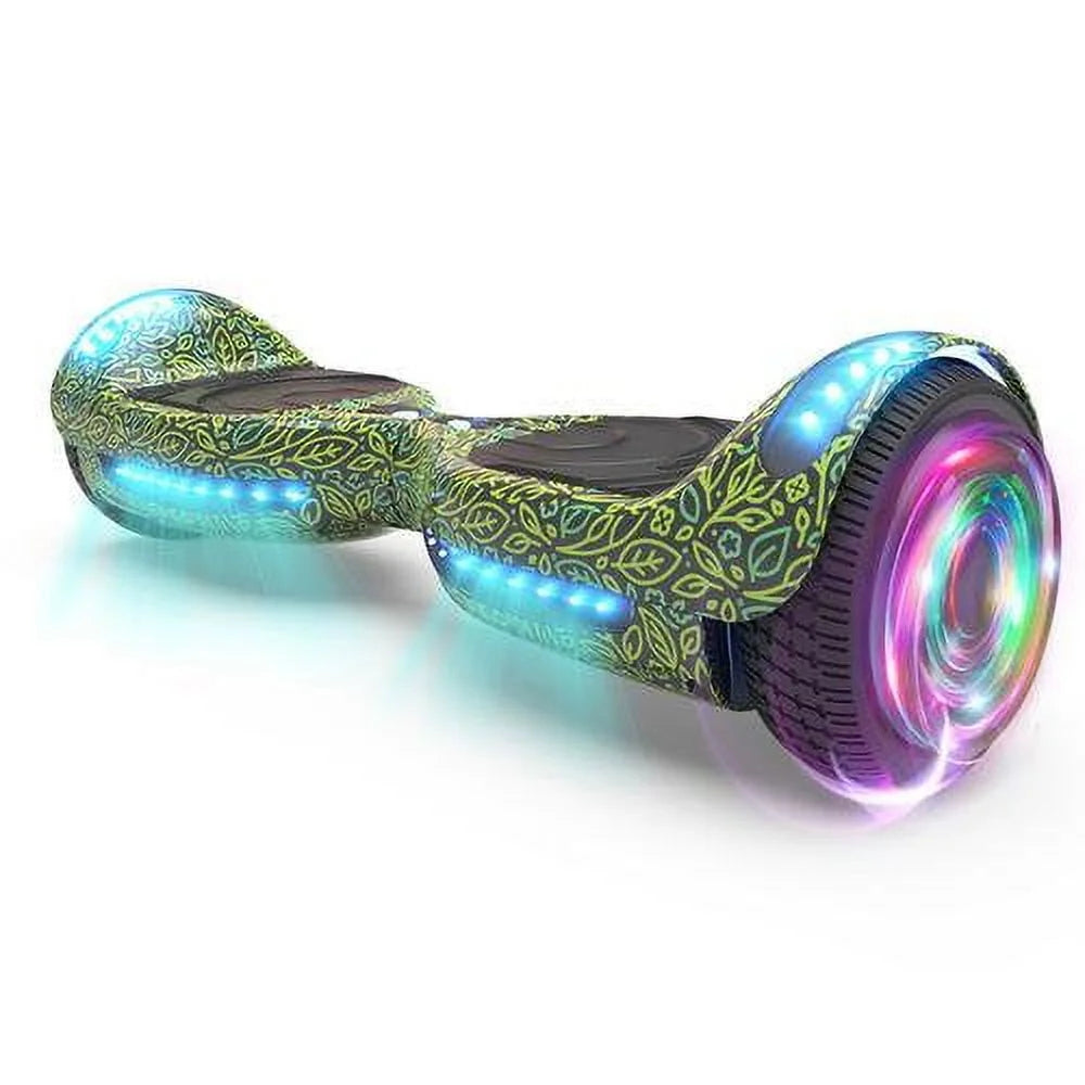 MOSTA All Terrain Self-Balance Scoote ,Electric Scooter Board for Kids & Adults with Bluetooth and Led Lights,6.5 inch,165 lbs capacity Perfect Gift