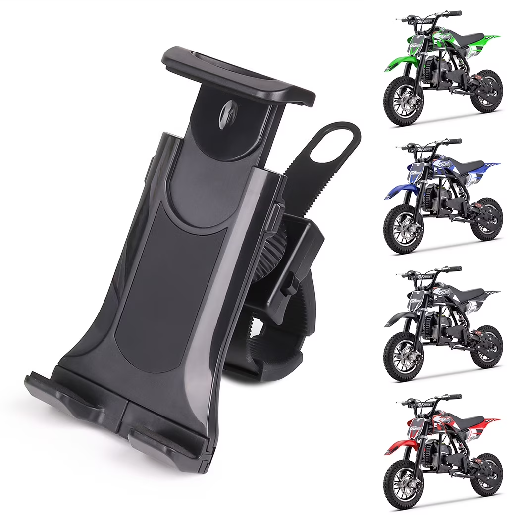 QEASET 49CC Dirt Bike Specialized phone holder