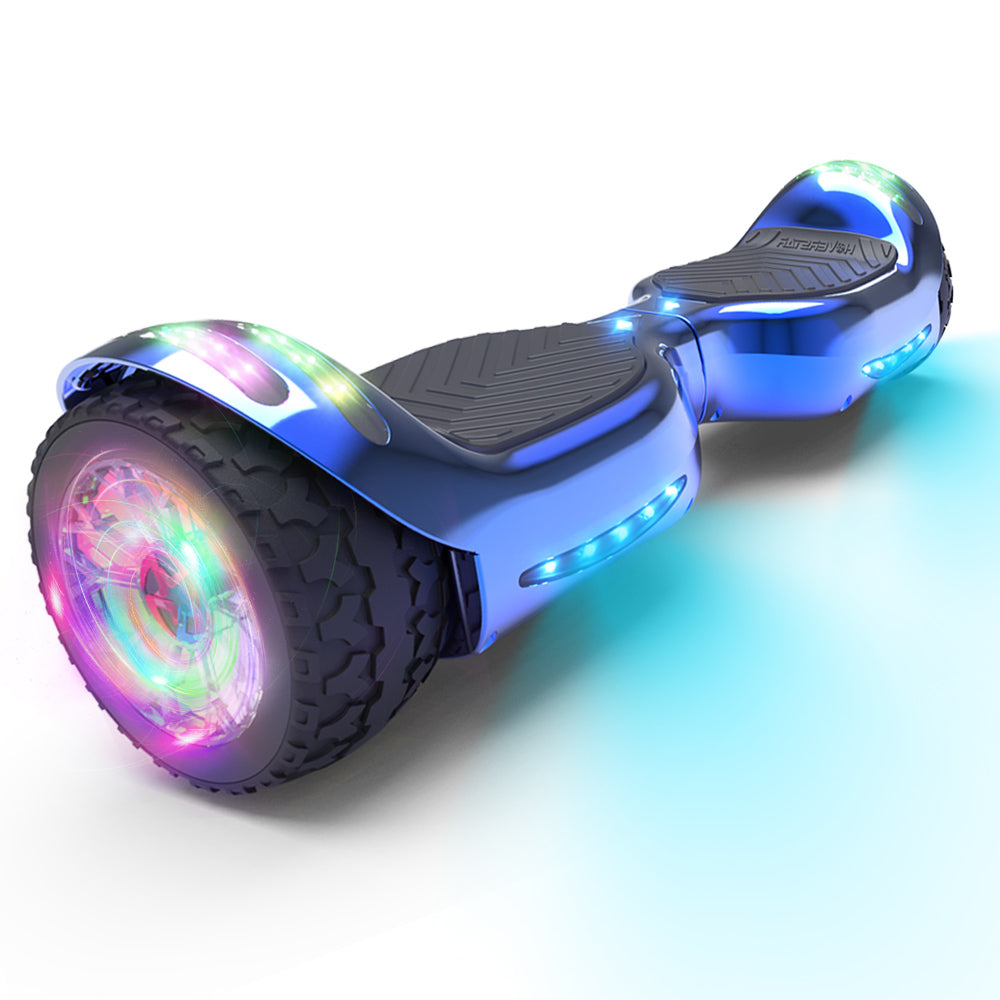 MOSTA All Terrain Self-Balance Scoote ,Electric Scooter Board for Kids & Adults with Bluetooth and Led Lights,6.5 inch,165 lbs capacity Perfect Gift