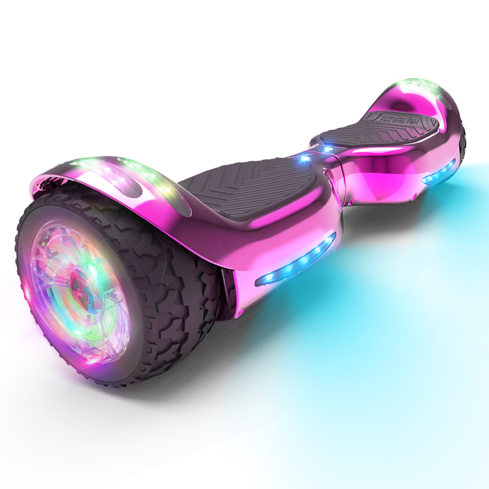 MOSTA All Terrain Self-Balance Scoote ,Electric Scooter Board for Kids & Adults with Bluetooth and Led Lights,6.5 inch,165 lbs capacity Perfect Gift