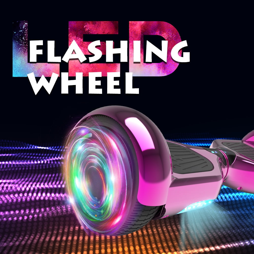 MOSTA All Terrain Self-Balance Scoote ,Electric Scooter Board for Kids & Adults with Bluetooth and Led Lights,6.5 inch,165 lbs capacity Perfect Gift