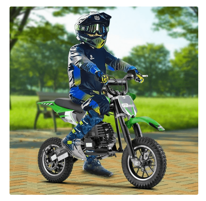 Aoemoe DB1 Gasoline 50CC Dirt Bike, GREEN