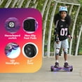 Electric Scooter with Bluetooth Speakers, Hover Off Road Board Electric Scooter with LED Lights & 400W Motor, Kids Scooter with 9MPH Max Speed, Tcdjtc Self-Balance Scooter for Kids