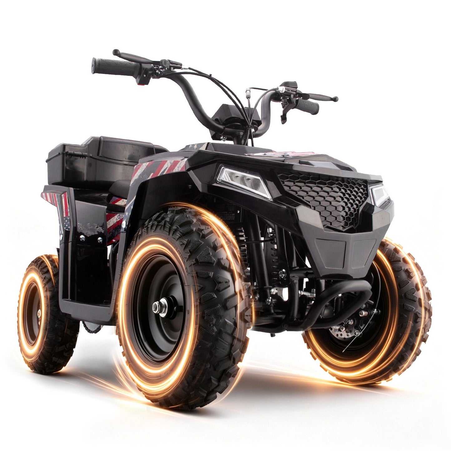 QEASET 125cc Gas 4-Wheel Off-Road, Red