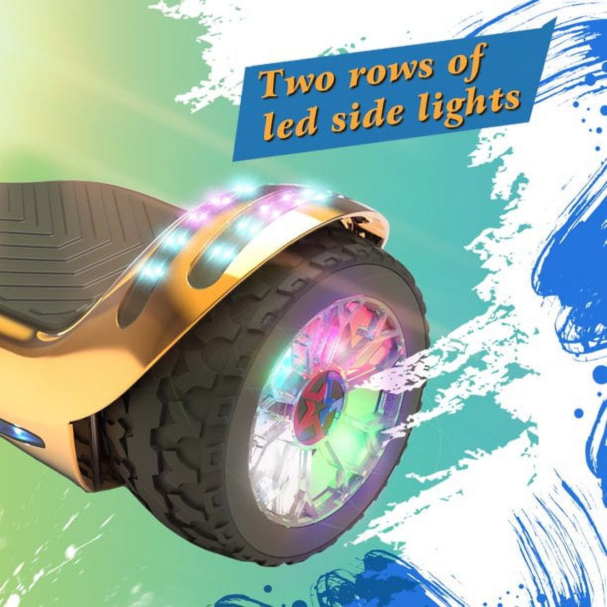 Hoverstar hover board Bluetooth Two-Wheel Self Balancing Electric Scooter 6.5 In. UL 2272 Certified with Bluetooth Speaker and LED Light