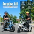 Tcdjtc 99cc Gas Powered Mini Dirt Bike, 21MPH Off-Road Motorcycle for Kids and Adults, Dual Disc Brakes, Rear Suspension, As Gifts for Kids, Halloween Gift, Christmas Gift