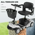 4 Wheels Mobility Scooter for Seniors, Tcdjtc Motorized Scooter for Adult, Folding Mobility Scooter with 300lbs Capacity, mobile scooters for elderly, All Terrain Mobility Scooter with 15 Miles Range