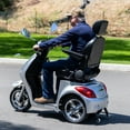 Tcdjtc Mobility Scooters for Seniors, Motorized Scooter for Adults with 3 Wheels, Off Road Disability Scooter with 25-31 Miles Long Range, Electric Mobility Scooter with 800W Motor, 500 lb Capacity
