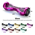 Tcdjtc Hover Self-Balance Scooter for Kids Board, Off Road Electric Scooter with LED Lights & 400W Motor, Electric Scooter with Bluetooth Speakers, Kids Scooter with 9MPH Max Speed