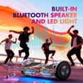 Hoverboard for Kids with 9 mph Max Speed, Tcdjtc Electric Scooters with LED Lights & Bluetooth Speakers, All Terrain Hoverboard for Adults, Off Road Hoverboard with UL2272 Certified