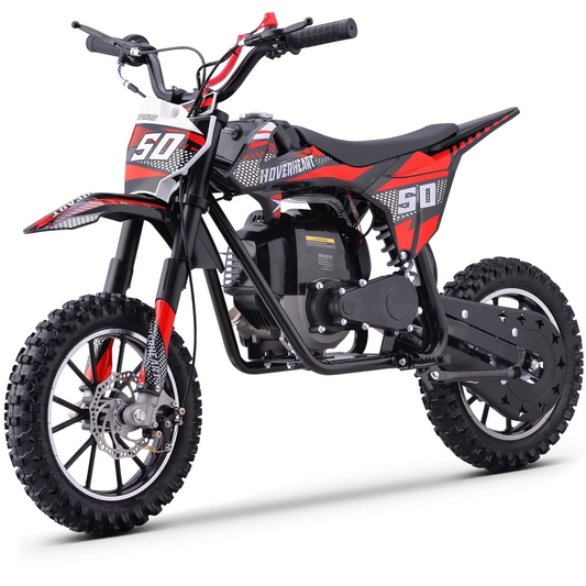 Aoemoe Gas Dirt Bike, 50cc 4-Stroke Gas Powered Kids Off Road Motorcycle (Model-DB4S004) with Off-Road Tire, Suspensions, Disc Brakes, Max Load 165Lbs, Up to 25Mph, NO OIL MIX REQUIRED