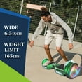 Tcdjtc Hoverboard with Bluetooth and Led Lights, Balance Board for Kids, Kids Outdoor Toys with 9 Mph Max Speed, All Terrain Hoverboard with UL 2272 Safety Standard