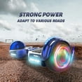 Hoverboard for Kids with 9 mph Max Speed, Tcdjtc Electric Scooters with LED Lights & Bluetooth Speakers, All Terrain Hoverboard for Adults, Off Road Hoverboard with UL2272 Certified