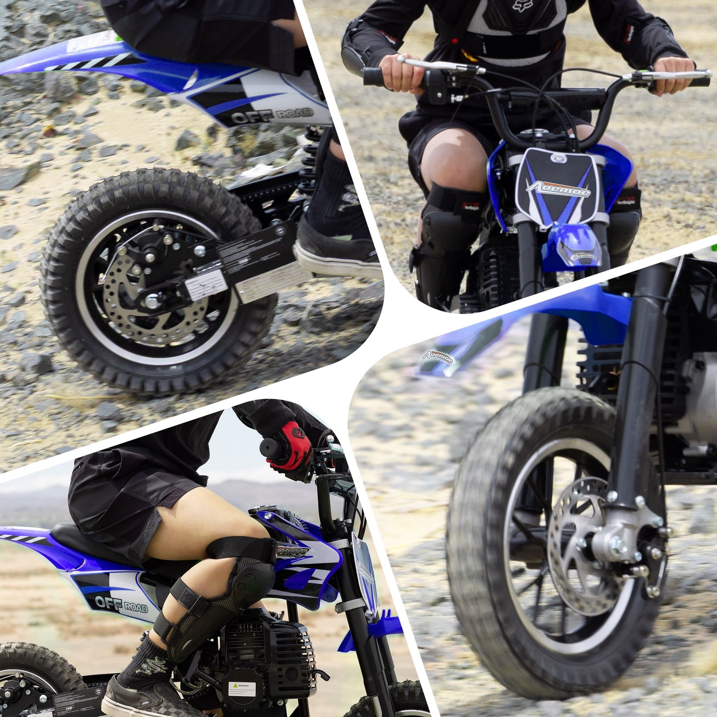 Aoemoe DB1 Gasoline 50CC Dirt Bike, BLUE