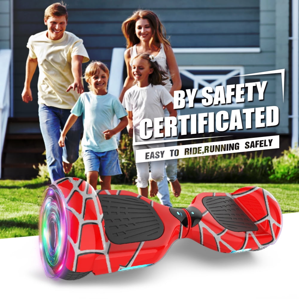 MOSTA All Terrain Self-Balance Scoote ,Electric Scooter Board for Kids & Adults with Bluetooth and Led Lights,6.5 inch,165 lbs capacity Perfect Gift