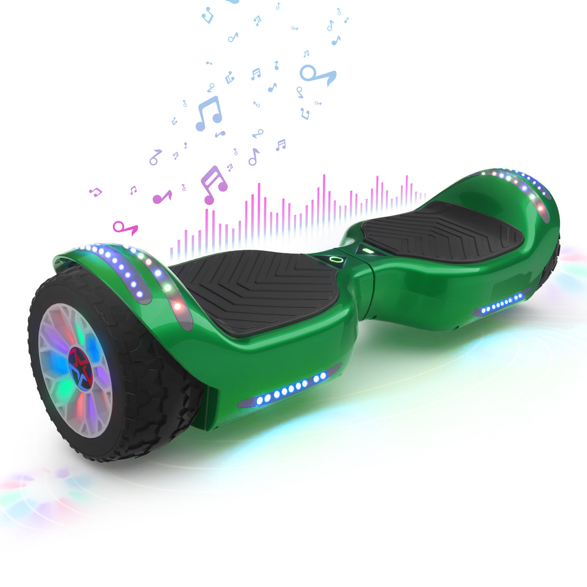 MOSTA All Terrain Self-Balance Scoote ,Electric Scooter Board for Kids & Adults with Bluetooth and Led Lights,6.5 inch,165 lbs capacity Perfect Gift