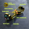 Electric Scooter with Bluetooth Speakers, Tcdjtc Self-Balance Scooter for Kids, Hover Off Road Board Electric Scooter with LED Lights & 400W Motor, Kids Scooter with 9MPH Max Speed