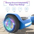 Kids Scooter with 9MPH Max Speed, Electric Scooter with Bluetooth Speakers, Tcdjtc Self-Balance Scooter for Kids, Hover Off Road Board Electric Scooter with LED Lights & 400W Motor
