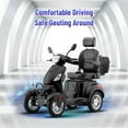 Tcdjtc 4 Wheel Mobility Scooters for Seniors, Adult Scooter with 800W Motor, Motorized Scooter for Adults, Heavy Duty Electric Scooter with 500 lb Capacity, 31 Miles Long Range, Instructions Included