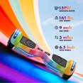 Hoverboard for Kids with 9 mph Max Speed, Tcdjtc Electric Scooters with LED Lights & Bluetooth Speakers, All Terrain Hoverboard for Adults, Off Road Hoverboard with UL2272 Certified