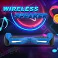 Kids Scooter with 9MPH Max Speed, Electric Scooter with Bluetooth Speakers, Tcdjtc Self-Balance Scooter for Kids, Hover Off Road Board Electric Scooter with LED Lights & 400W Motor
