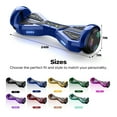 Tcdjtc Hover Self-Balance Scooter for Kids Board, Off Road Electric Scooter with LED Lights & 400W Motor, Electric Scooter with Bluetooth Speakers, Kids Scooter with 9MPH Max Speed