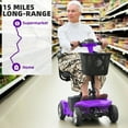 4 Wheels Mobility Scooter for Seniors, Tcdjtc Motorized Scooter for Adult, Folding Mobility Scooter with 300lbs Capacity, mobile scooters for elderly, All Terrain Mobility Scooter with 15 Miles Range