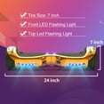 Tcdjtc Hoverboard with Bluetooth and Led Lights, Balance Board for Kids, Kids Outdoor Toys with 9 Mph Max Speed, All Terrain Hoverboard with UL 2272 Safety Standard