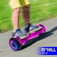 Tcdjtc Hoverboard with 9 Mph Max Speed, Electric Scooter with Bluetooth Speakers and LED Lights