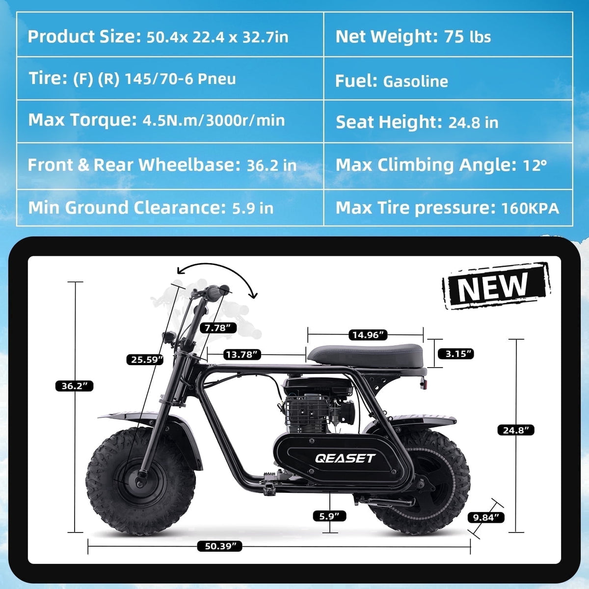 3000W Electric Dirt Bike for Adults-42MPH Max Speed,48V 30Ah LFP Battery,50+Mile Range,Full Suspension,Fat Tires,Dual Hydraulic Brakes,Off-Road Electric Motorcycle by Arshin,White