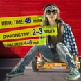 Tcdjtc Flash Wheel Hover board 6 In. Bluetooth Speaker with LED Light Self Balancing Wheel Electric Scooter