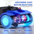Arshin Mobility Scooter,4 Wheel Mobility Scooter for Adults,Senior, Electric Powered Chargeable Device for Travel,Blue