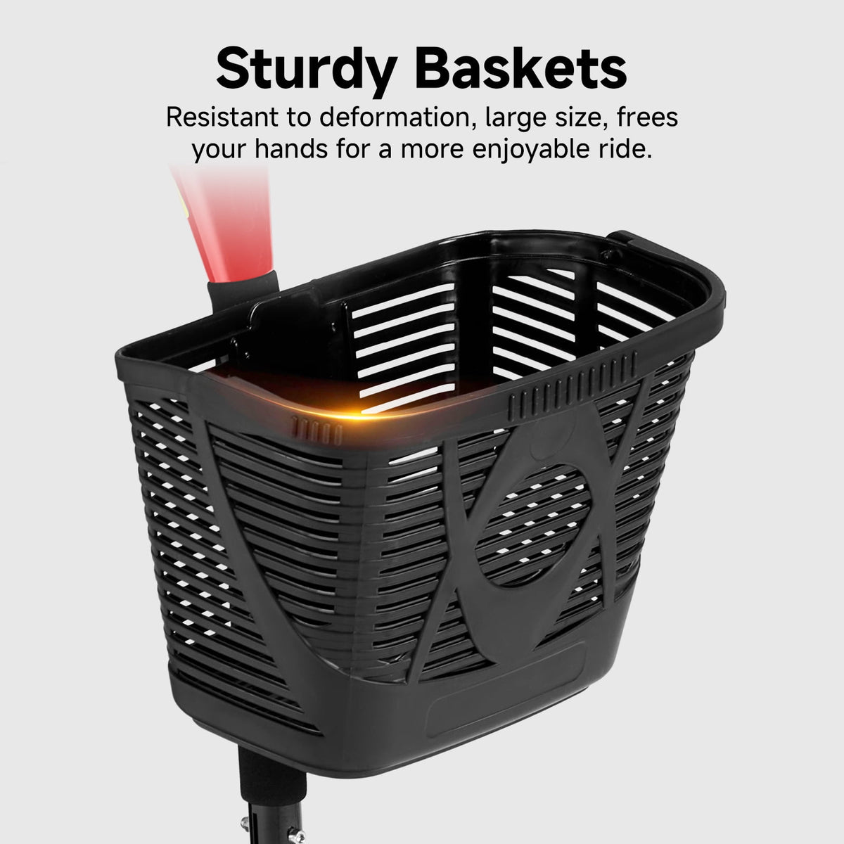 Ostrina Foldable 4-Wheel Mobility Scooter for Seniors,Portable Electric Wheelchair with USB Port,Easy Travel & Daily Use(Flame Red)