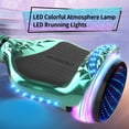 Tcdjtc Self-Balance Scooter for Kids, Kids Scooter with 9MPH Max Speed, Electric Scooter with Bluetooth Speakers, Hover Off Road Board Electric Scooter with LED Lights & 400W Motor