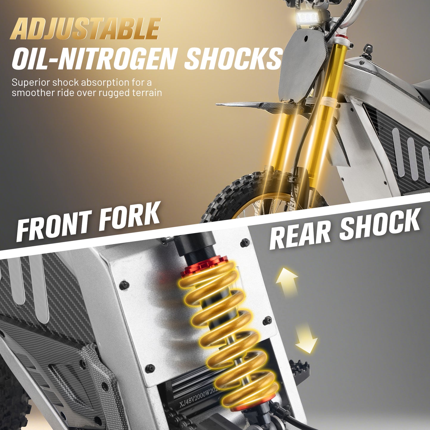 MOSTA Electric-Dirt-Bike for Teens Adults, 3000W Electric-Motorcycle with 48V 30AH Hydraulic Brakes Mountain Off-Road EBike