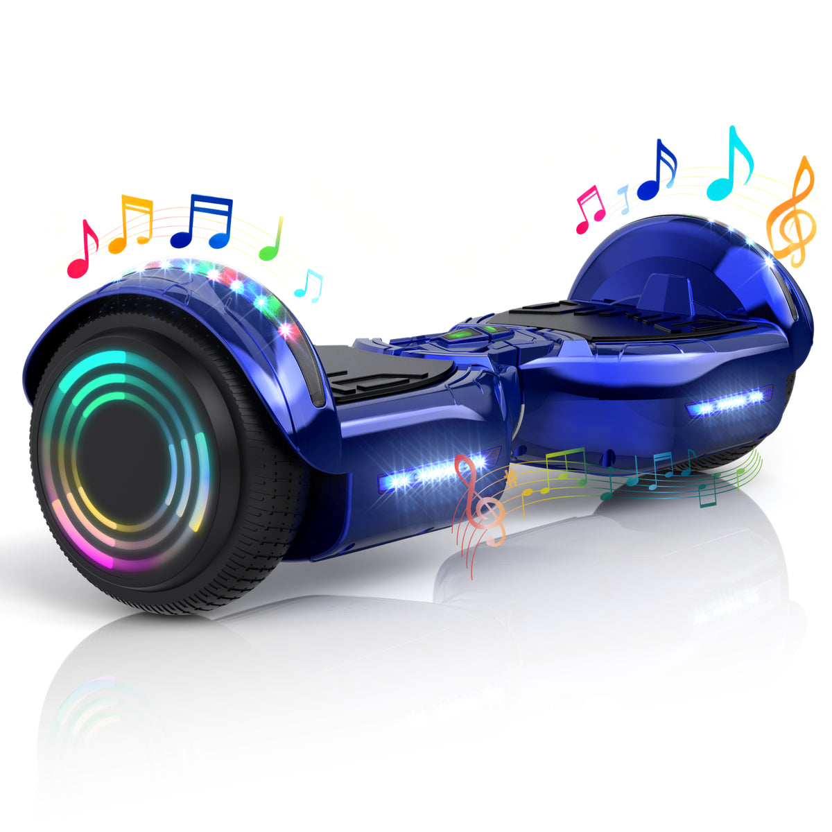 Mosta Hover Electric Scooter Board for Kids & Adults, All Terrain Self-Balance Scooter with Bluetooth and Led Lights,6.5 inch,165 lbs capacity,LED Light,Perfect Gift