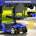 Arshin Mobility Scooter,4 Wheel Mobility Scooter for Adults,Senior, Electric Powered Chargeable Device for Travel,Blue