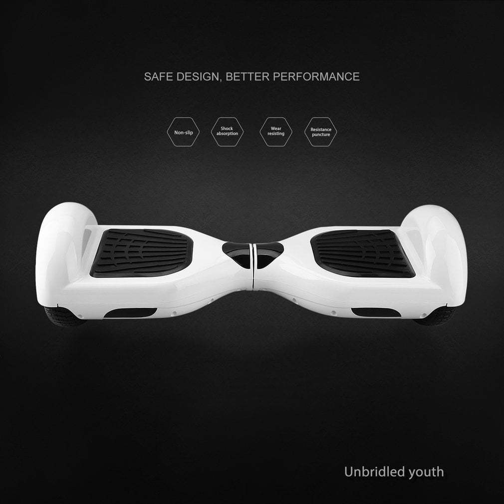 36V/2.2A 6.5 inch Hoverboard Two Wheel Electric Self Balancing Scooter WHITE