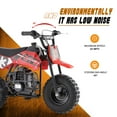 49cc Gas Dirt Bike for Kids, Tcdjtc Kids Dirt Bike with 20MPH Max Speed, Mini Dirt Bike with 2-Stroke, Mini Bike with Disc Brakes, Kids Motorcycle with 27 Miles Max Range, Gas Powered Bike