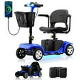 4 Wheels Mobility Scooter for Seniors, Tcdjtc Motorized Scooter for Adult, Folding Mobility Scooter with 300lbs Capacity, mobile scooters for elderly, All Terrain Mobility Scooter with 15 Miles Range