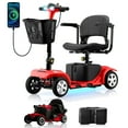 4 Wheels Mobility Scooter for Seniors, Tcdjtc Motorized Scooter for Adult, Folding Mobility Scooter with 300lbs Capacity, mobile scooters for elderly, All Terrain Mobility Scooter with 15 Miles Range