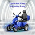 Tcdjtc 4 Wheel Mobility Scooters for Seniors, Adult Scooter with 800W Motor, Motorized Scooter for Adults, Heavy Duty Electric Scooter with 500 lb Capacity, 31 Miles Long Range, Instructions Included
